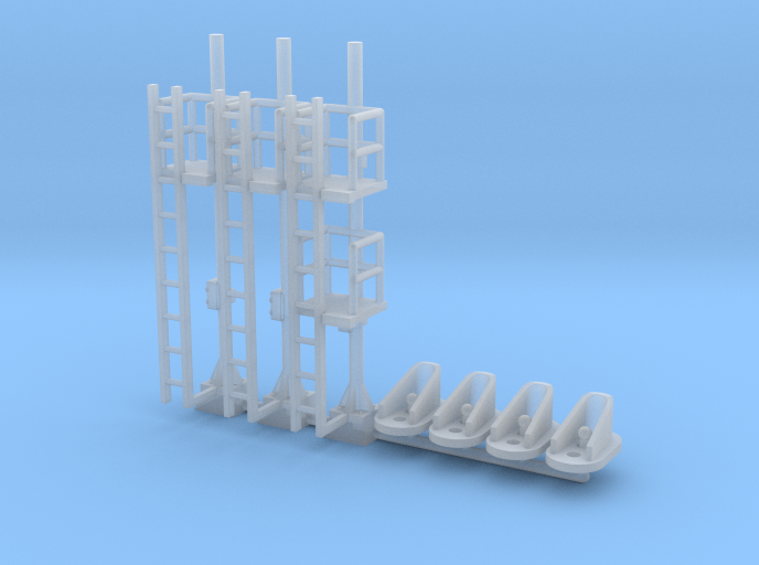 N Scale Digitrax Detailing SNABC Turnout Set 1