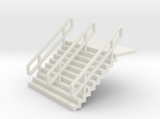 N Scale Stairs H12.5mm + 6mm Platform