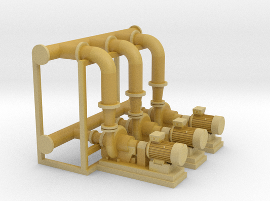 HO Scale Pump Section 3 Pumps