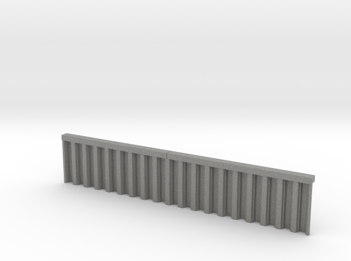 N Scale Sheet Piling Quay Wall H28 L142.5