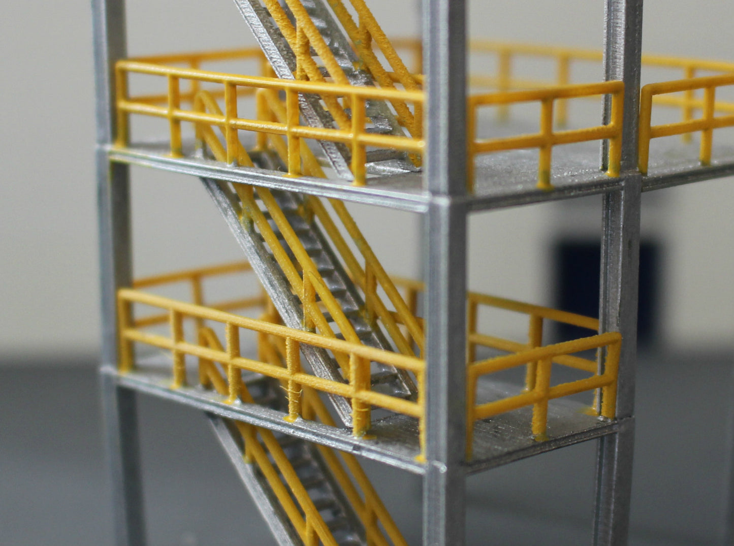 N Scale 3x Refinery Stairs (modular)