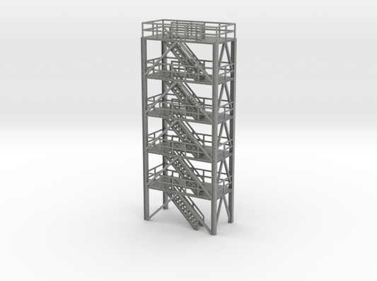 N Scale Refinery Stairs H90