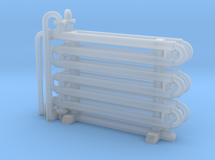 N Scale Double Pipe Heat Exchanger