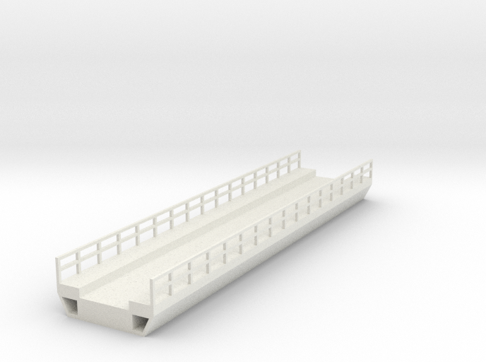 N Modern Concrete Bridge Deck Single Track 160mm