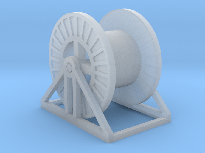 N Scale Steel Cable Reel (Empty)