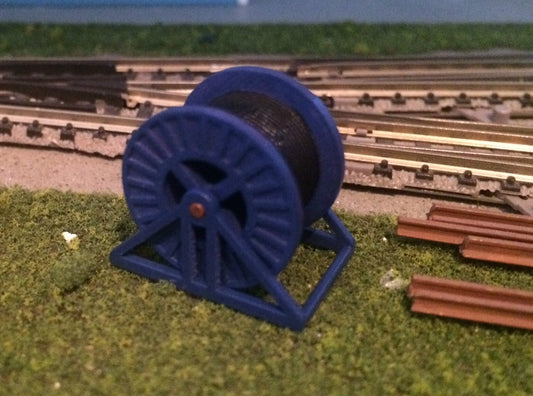 N Scale Steel Cable Reel (Full)