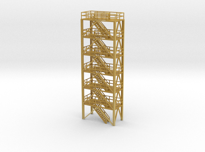 N Scale Refinery Stairs H109