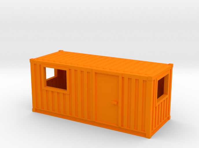 N Scale 20 Ft Office Container