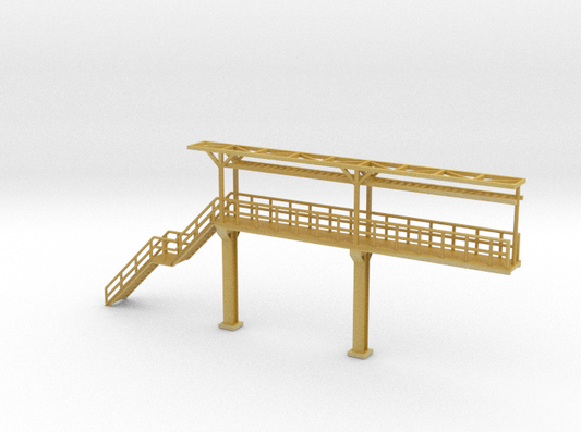 N Scale Tank Car loading Platform 2+stairs