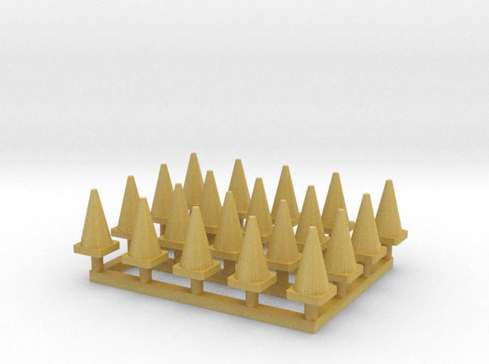 N Scale 20 Traffic Cones