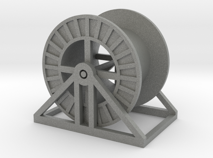 HO Steel Cable Reel (Empty)