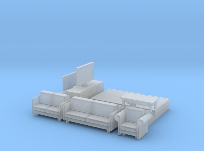 N Scale House Furniture Modern