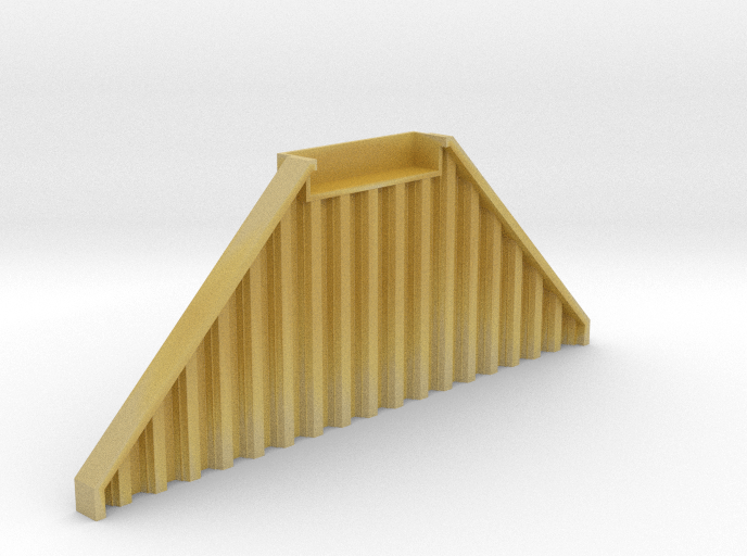 N Scale Bridge Abutment Sheet Piling (55mm)