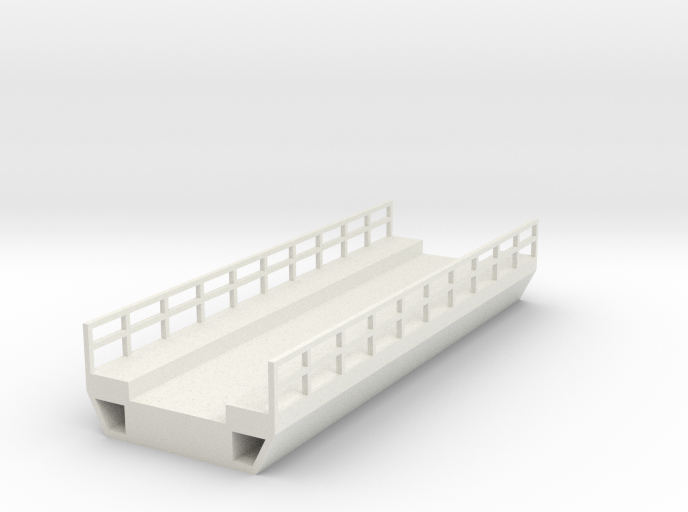 N Modern Concrete Bridge Deck Single Track 100mm