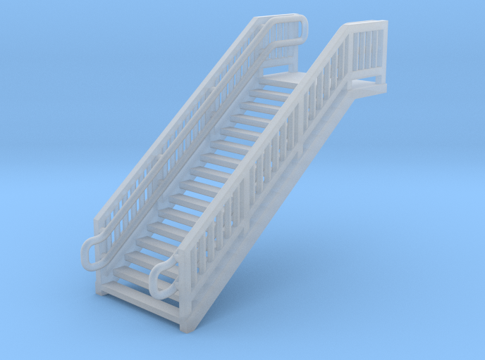 N Scale Steel Station Stairs 20mm