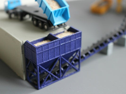 N Scale Concrete Plant Hopper 30mm