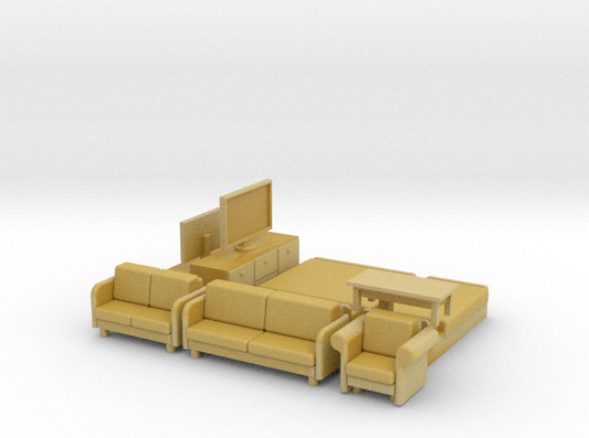 N Scale House Furniture Modern