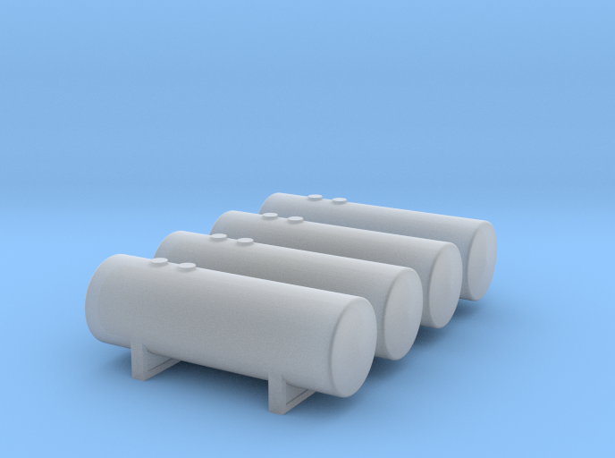 1:400 Fuel Storage Tanks 4pc