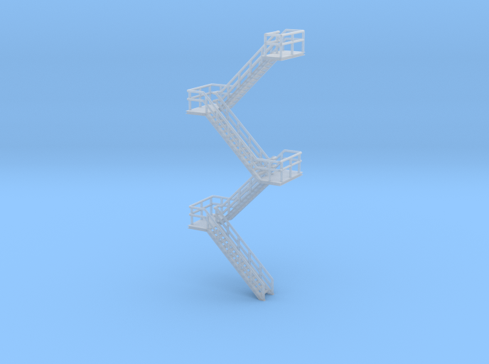 N Scale Staircase H80mm 5 flights