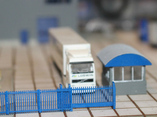 N Scale Modern Fence Set