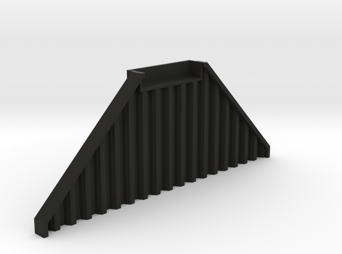 N Scale Bridge Abutment Sheet Piling (55mm)