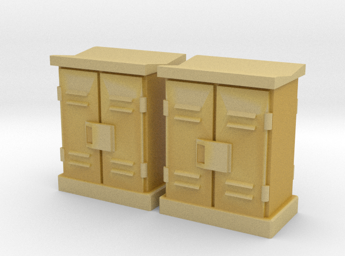 1:64 2 Relay Cabinets #4