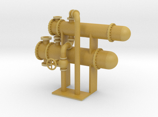 HO Scale Heat Exchanger Double