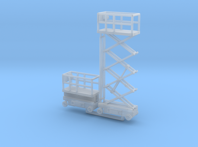 N Scale Scissor Lift 1+2