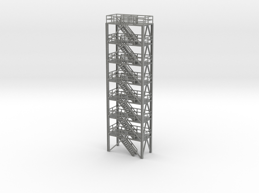 N Scale Refinery Stairs H128