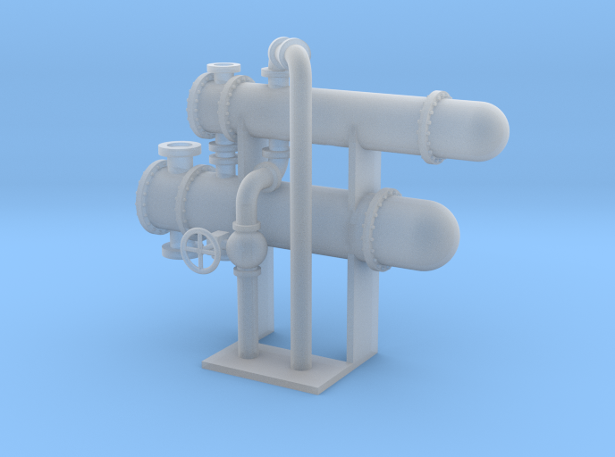 HO Scale Heat Exchanger Double