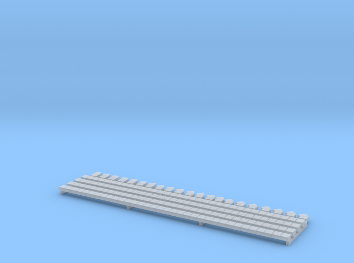 N Scale Concrete Cable Trough 3mm