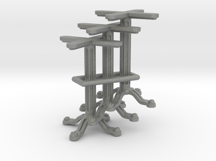 1:12 Bistro Table Leg 3pc