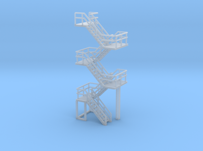 N Scale Staircase 57.4mm