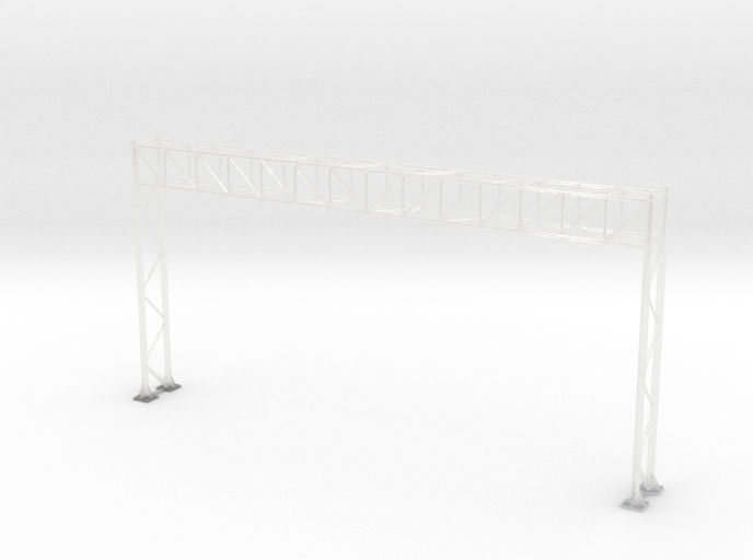 HO Scale Sign Gantry 149mm