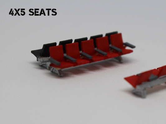 N Scale Waiting Room Seats 4x5