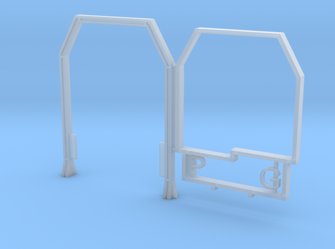 NEM102 H0 Scale clearance gauge