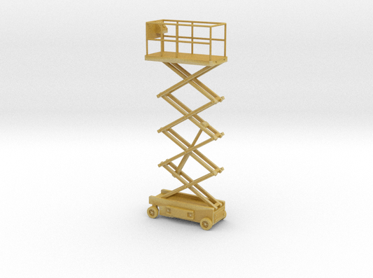 OO scale 1:76 scissor lift Raised