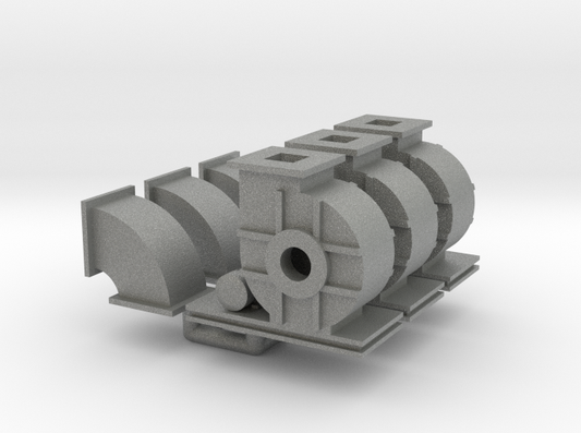 N Scale Blower w Elbow