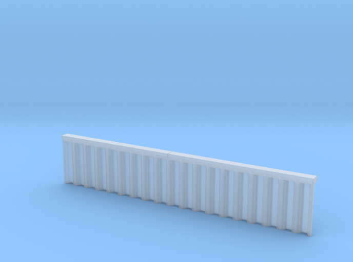 N Scale Sheet Piling Quay Wall H28 L142.5