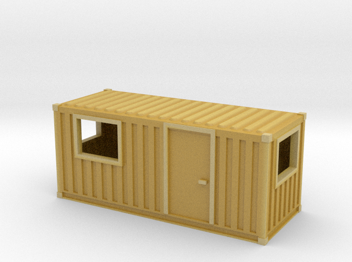 N Scale 20 Ft Office Container