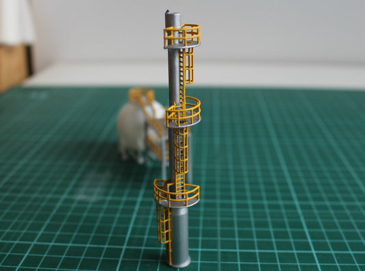 N Scale Flare Stack