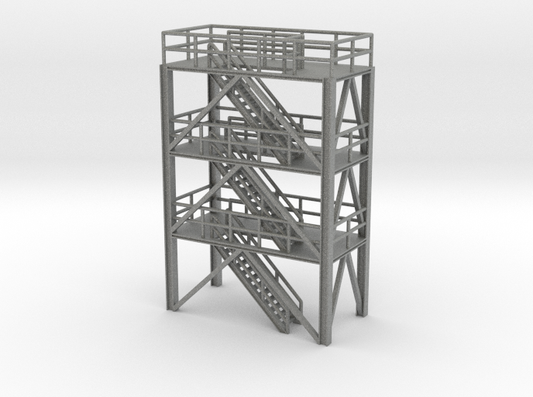 N Scale Refinery Stairs H54