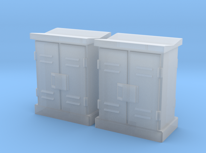 1:64 2 Relay Cabinets #4