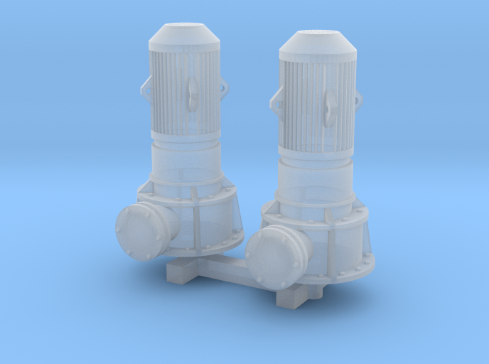 N Scale Vertical Pump 2pc