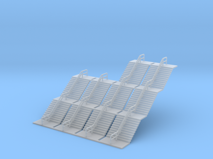 N Scale Stairs 2x30 2x45mm