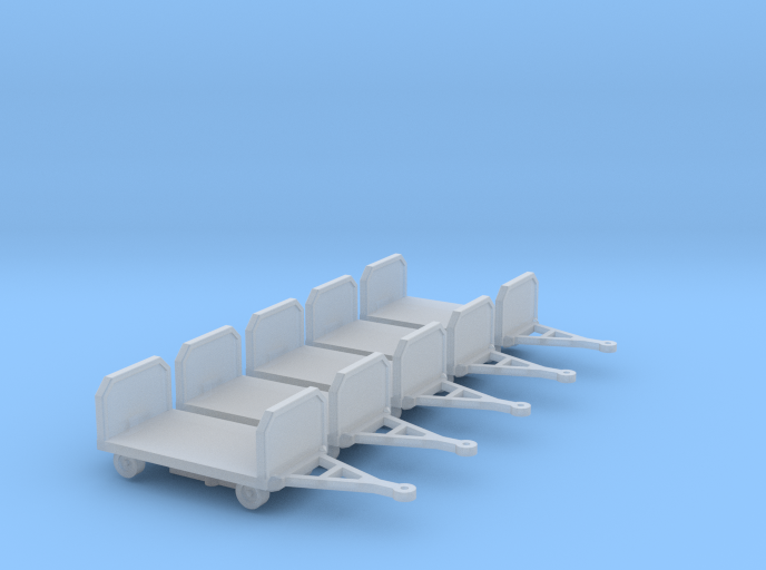 GSE Baggage Cart 1:200 5pc