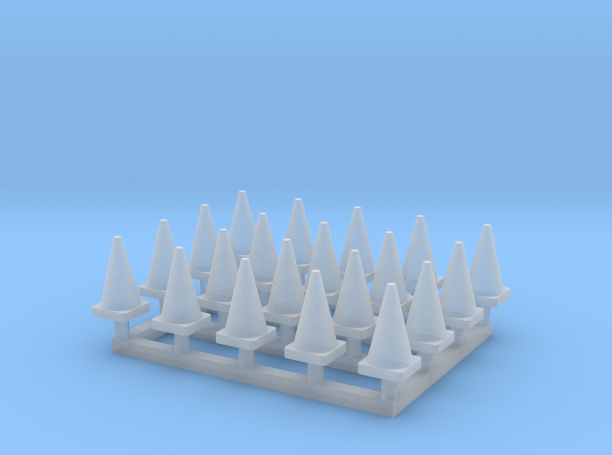 N Scale 20 Traffic Cones