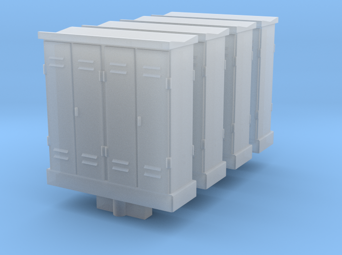 N Scale 4 Relay Cabinets