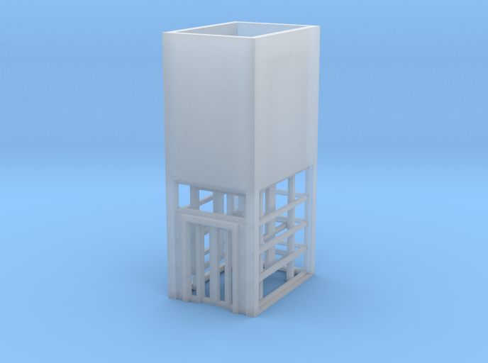 N Scale Station Platform Elevator w cage H47