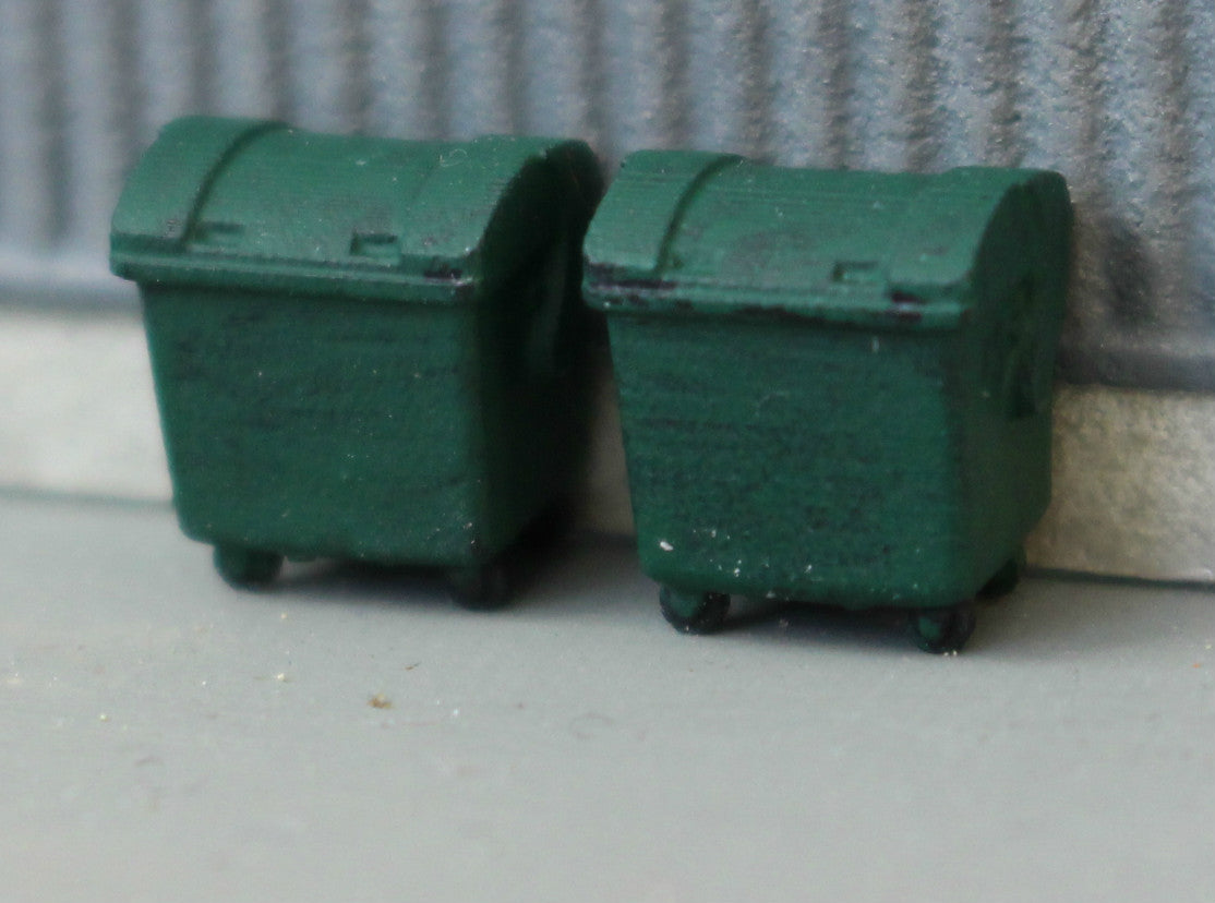 N Scale 4x Waste Container